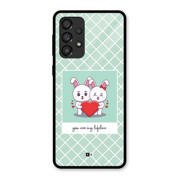 Love Lifeline Glass Back Case for Galaxy A33 5G