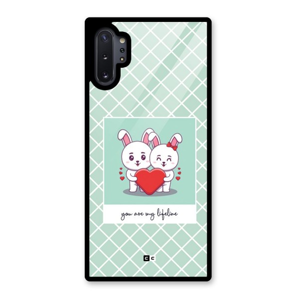 Love Lifeline Glass Back Case for Galaxy Note 10 Plus
