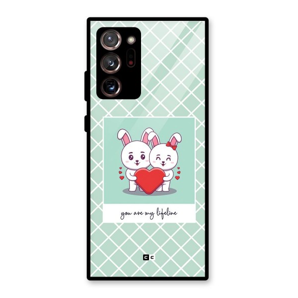 Love Lifeline Glass Back Case for Galaxy Note 20 Ultra 5G