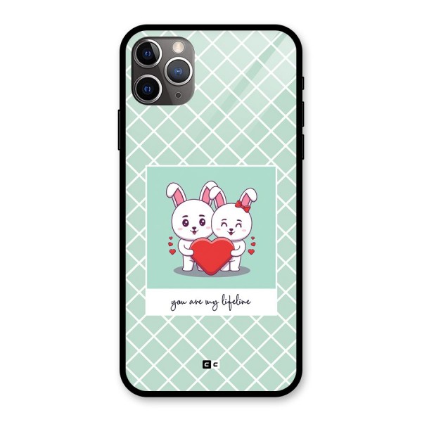 Love Lifeline Glass Back Case for iPhone 11 Pro Max