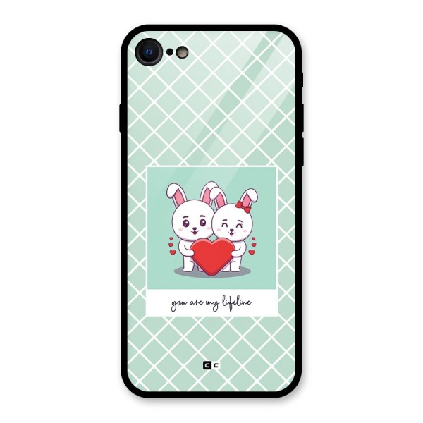 Love Lifeline Glass Back Case for iPhone 7