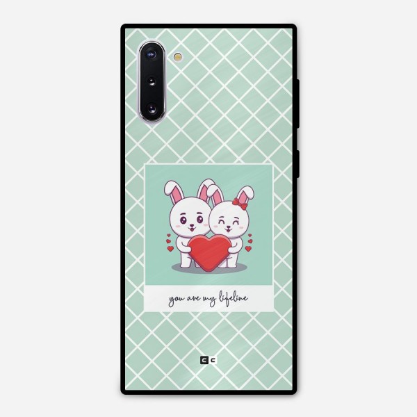 Love Lifeline Metal Back Case for Galaxy Note 10
