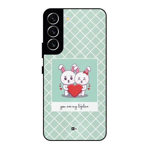 Love Lifeline Metal Back Case for Galaxy S22 5G