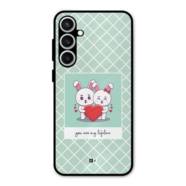 Love Lifeline Metal Back Case for Galaxy S23 FE