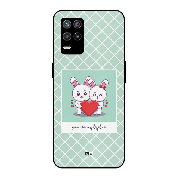 Love Lifeline Metal Back Case for Realme 9 5G
