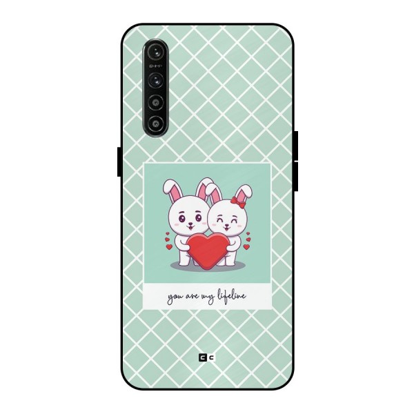 Love Lifeline Metal Back Case for Realme XT