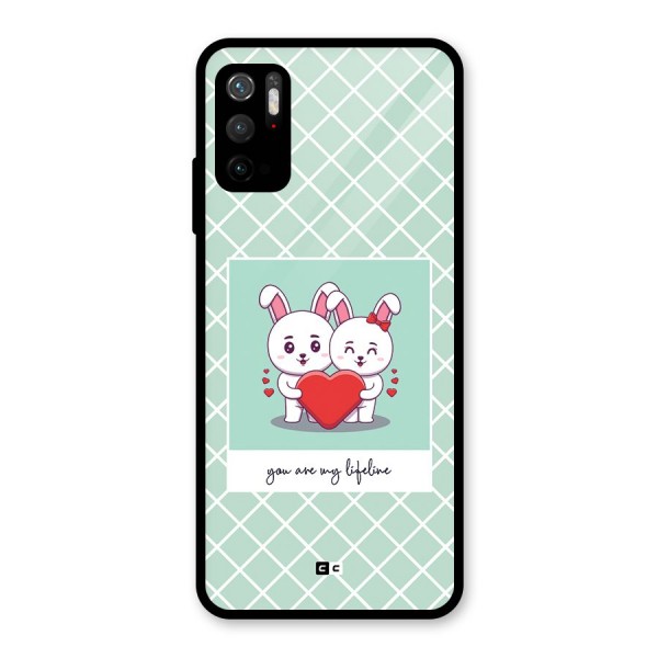 Love Lifeline Metal Back Case for Redmi Note 10T 5G