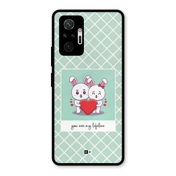 Love Lifeline Metal Back Case for Redmi Note 10 Pro