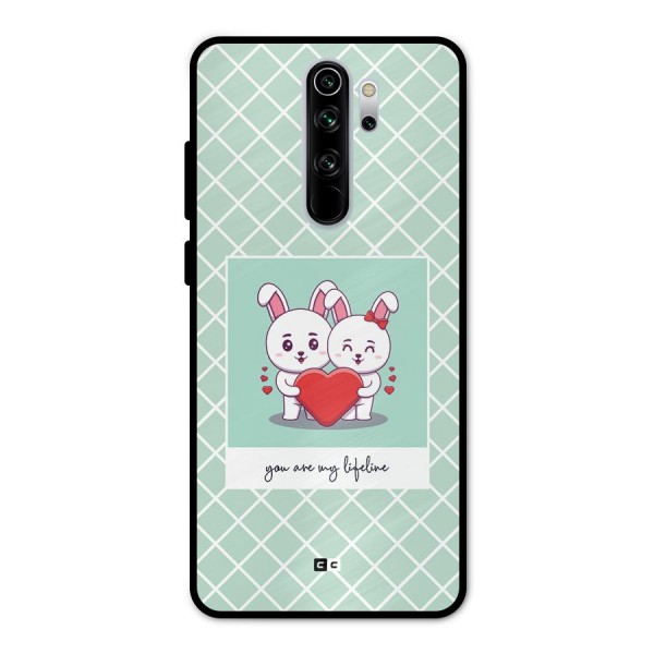 Love Lifeline Metal Back Case for Redmi Note 8 Pro