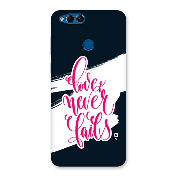 Love Never Fails Back Case for Honor 7X