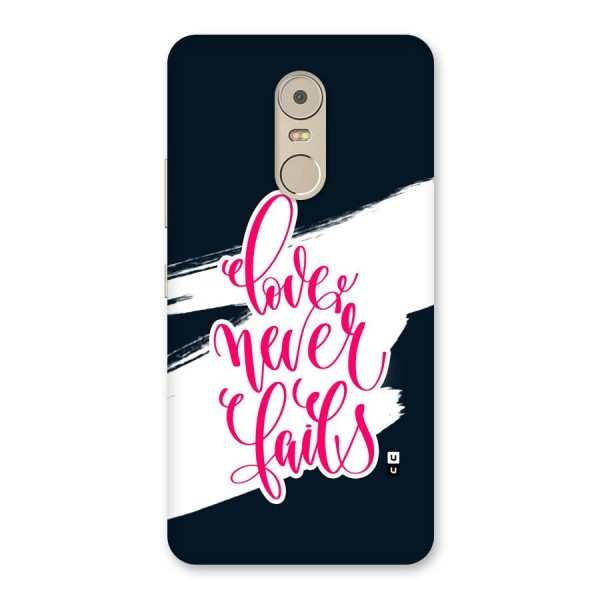 Love Never Fails Back Case for Lenovo K6 Note