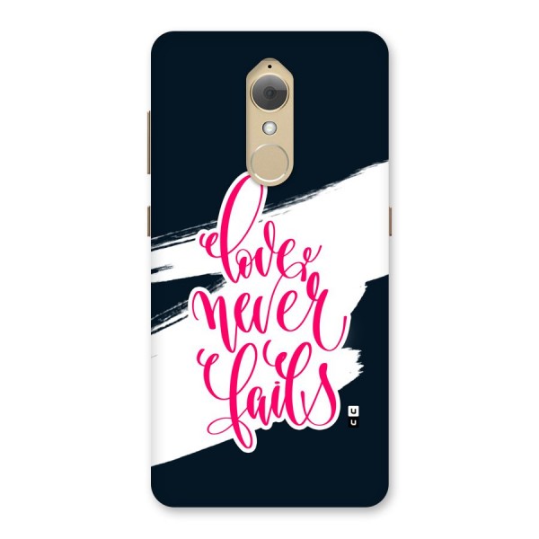 Love Never Fails Back Case for Lenovo K8