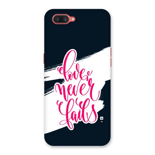 Love Never Fails Back Case for Oppo A3s