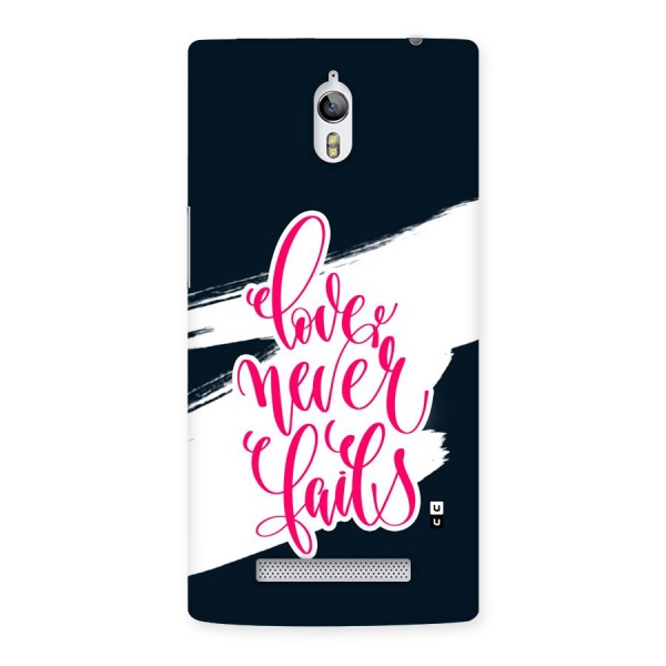 Love Never Fails Back Case for Oppo Find 7