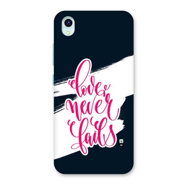 Love Never Fails Back Case for Vivo Y1s