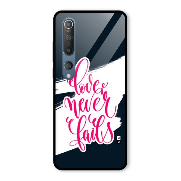 Love Never Fails Glass Back Case for Mi 10