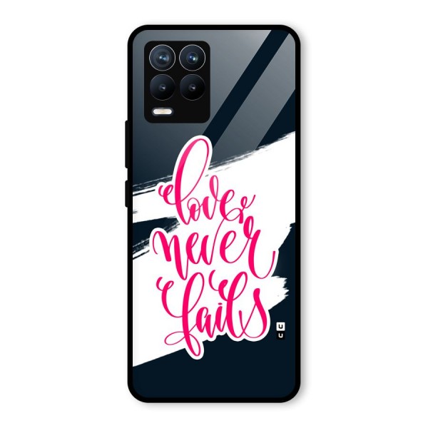 Love Never Fails Glass Back Case for Realme 8 Pro