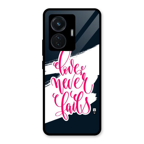Love Never Fails Glass Back Case for iQOO Z6 44W