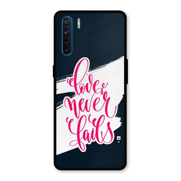 Love Never Fails Metal Back Case for Oppo F15