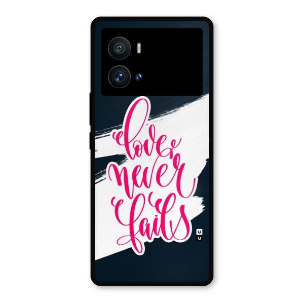 Love Never Fails Metal Back Case for iQOO 9 Pro