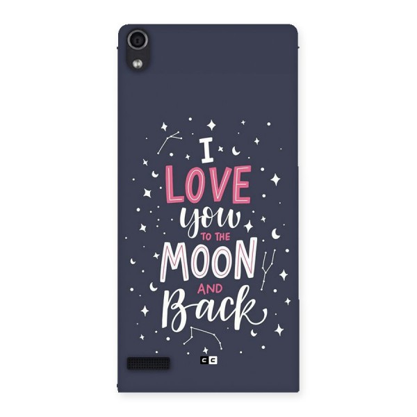 Love To The Moon Back Case for Ascend P6