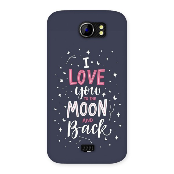 Love To The Moon Back Case for Canvas 2 A110