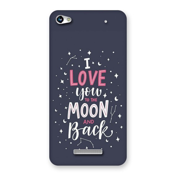 Love To The Moon Back Case for Canvas Hue 2 A316