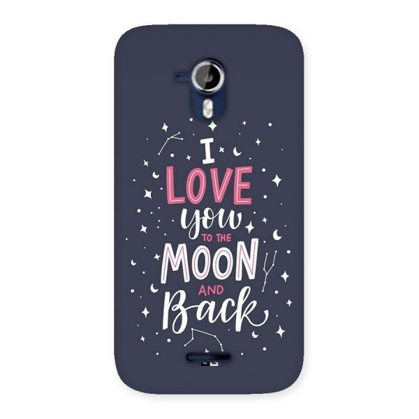 Love To The Moon Back Case for Canvas Magnus A117