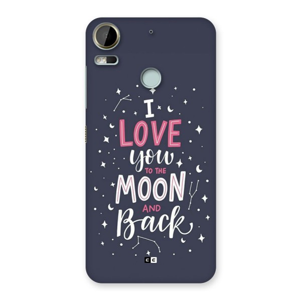 Love To The Moon Back Case for Desire 10 Pro