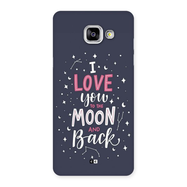 Love To The Moon Back Case for Galaxy A5 (2016)