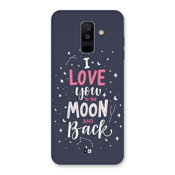 Love To The Moon Back Case for Galaxy A6 Plus