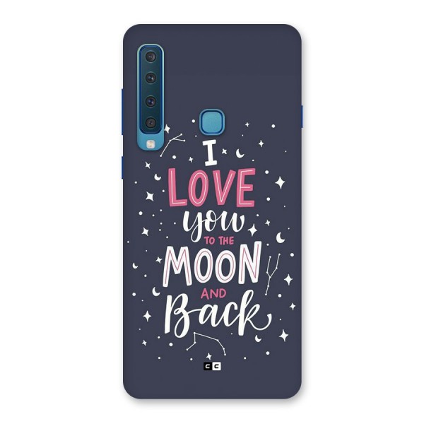Love To The Moon Back Case for Galaxy A9 (2018)