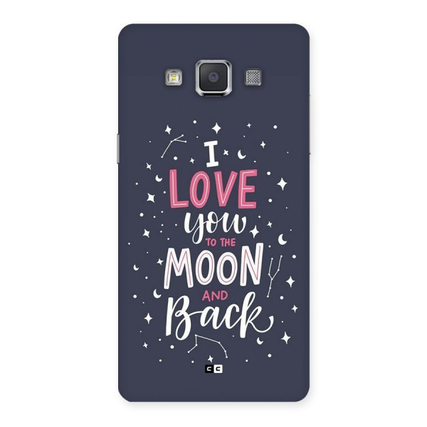 Love To The Moon Back Case for Galaxy Grand 3