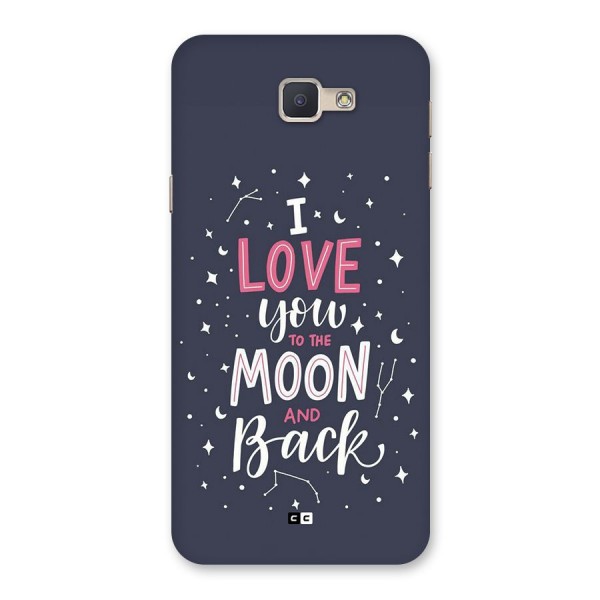 Love To The Moon Back Case for Galaxy J5 Prime
