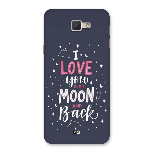 Love To The Moon Back Case for Galaxy J5 Prime