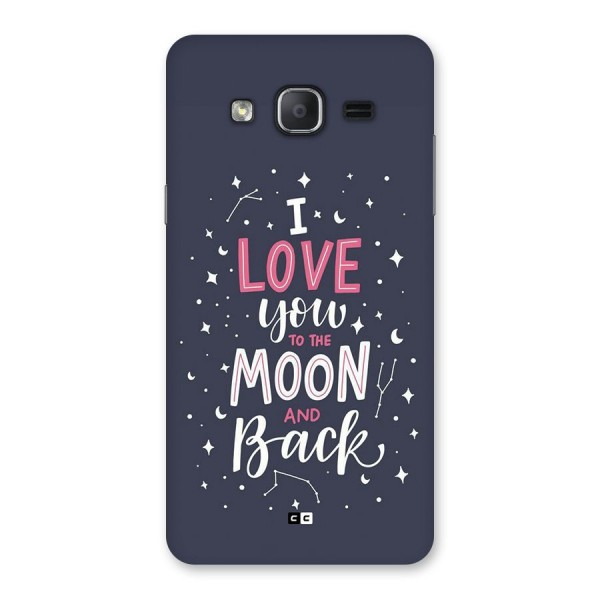 Love To The Moon Back Case for Galaxy On7 2015