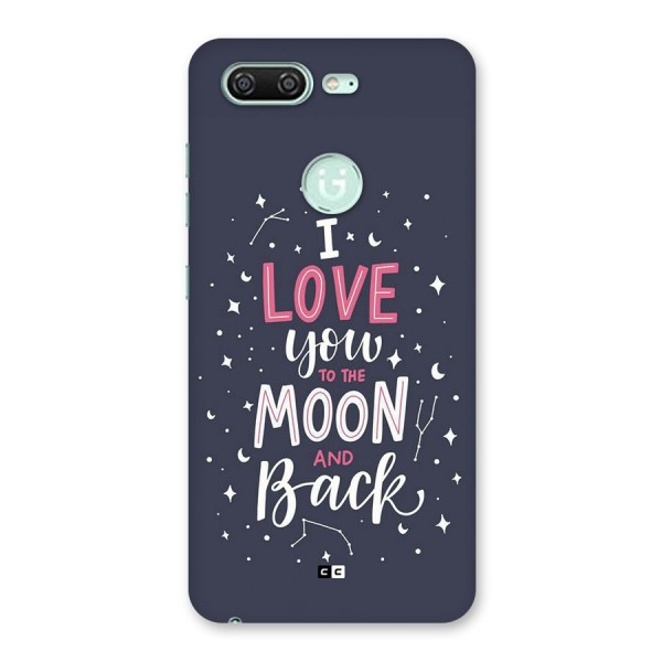 Love To The Moon Back Case for Gionee S10
