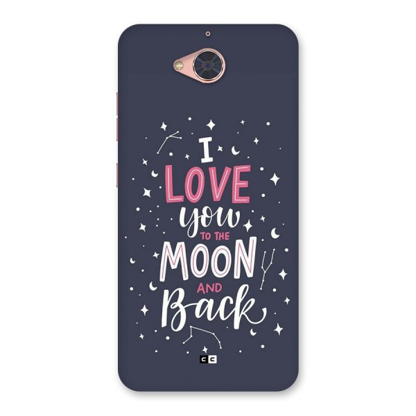 Love To The Moon Back Case for Gionee S6 Pro