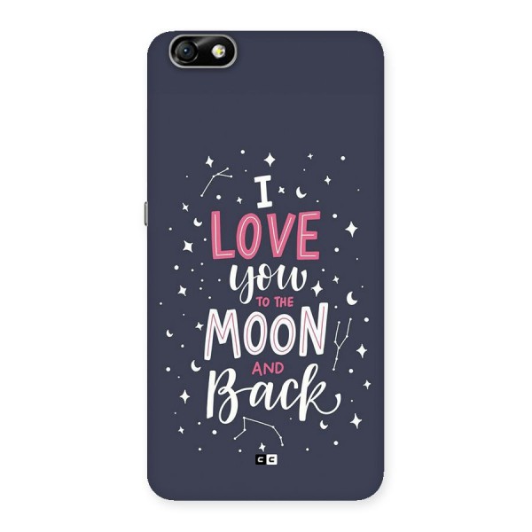 Love To The Moon Back Case for Honor 4X