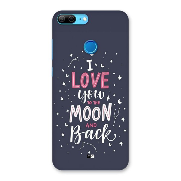 Love To The Moon Back Case for Honor 9 Lite