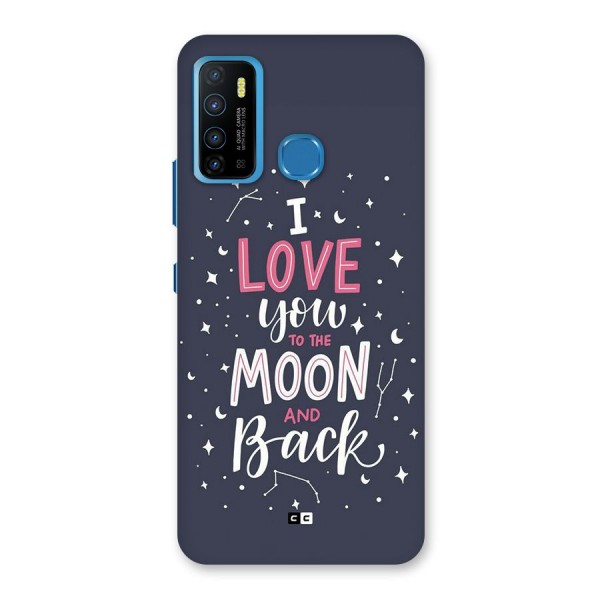 Love To The Moon Back Case for Infinix Hot 9