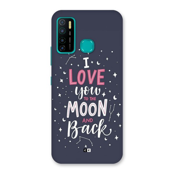 Love To The Moon Back Case for Infinix Hot 9 Pro