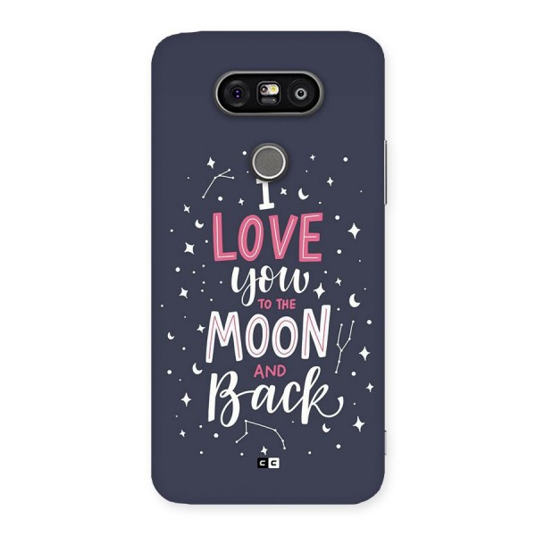 Love To The Moon Back Case for LG G5