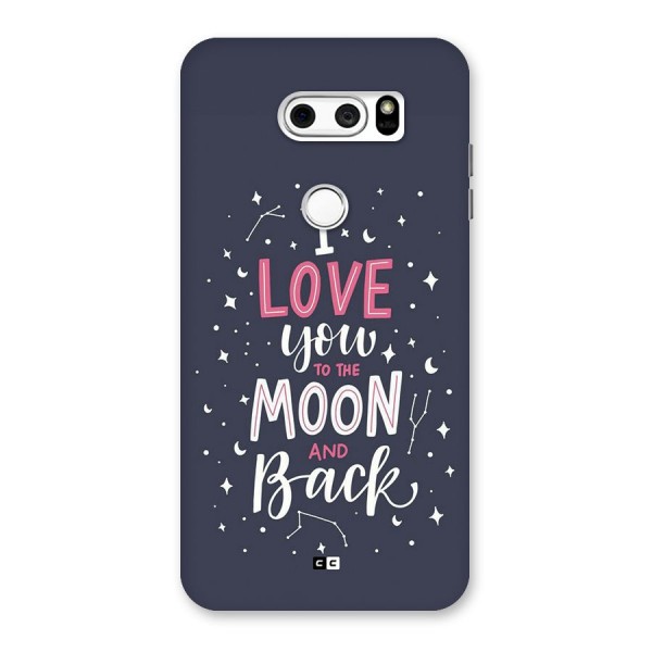 Love To The Moon Back Case for LG V30