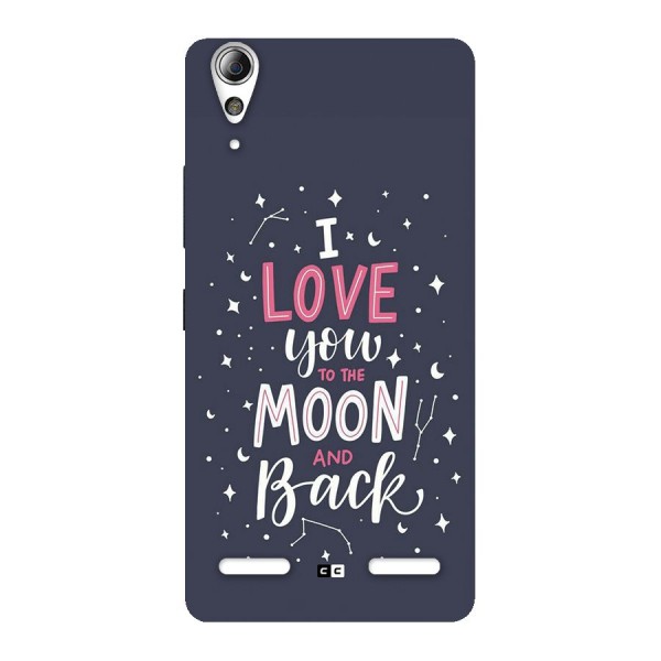 Love To The Moon Back Case for Lenovo A6000 Plus