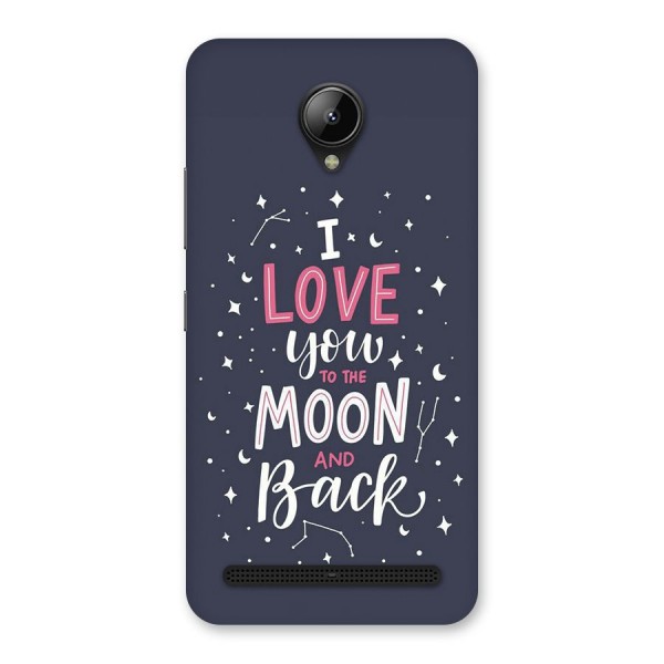 Love To The Moon Back Case for Lenovo C2
