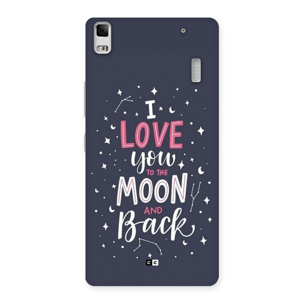 Love To The Moon Back Case for Lenovo K3 Note