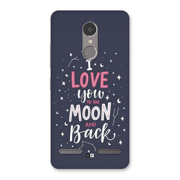 Love To The Moon Back Case for Lenovo K6 Power