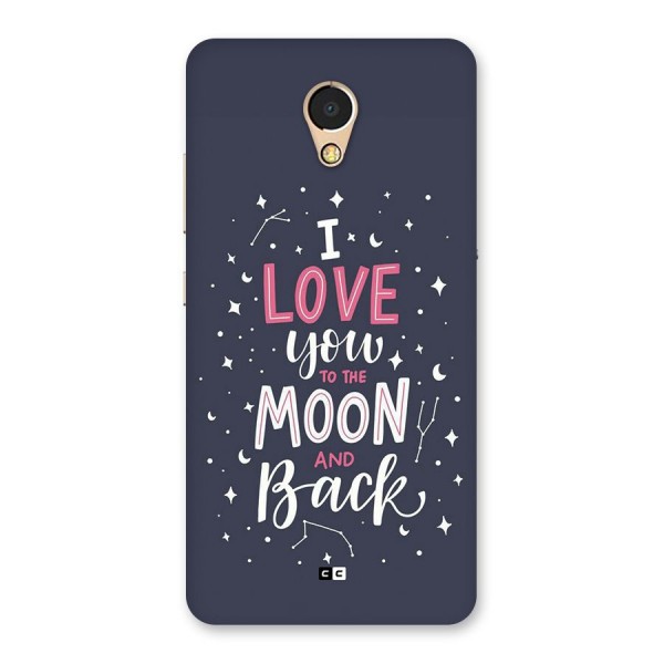 Love To The Moon Back Case for Lenovo P2