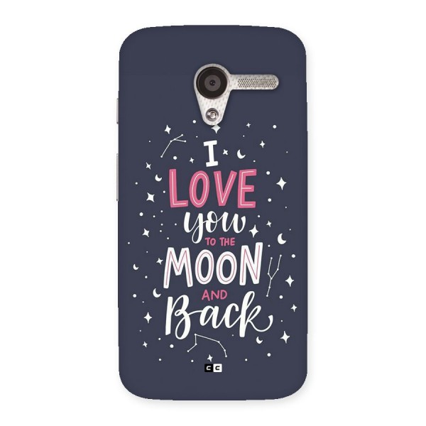 Love To The Moon Back Case for Moto X